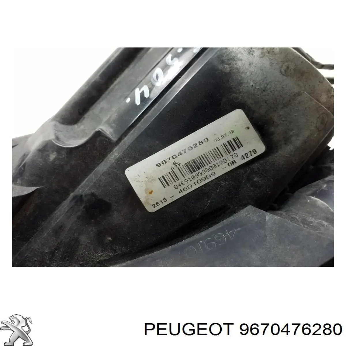 9670476280 Peugeot/Citroen faro antiniebla izquierdo