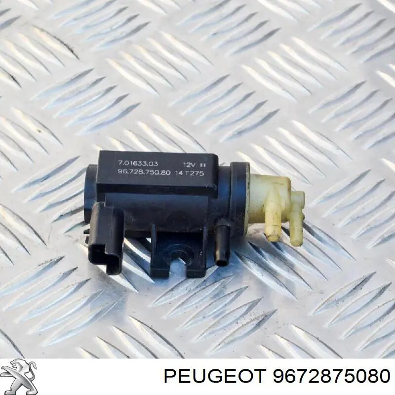 9672875080 Peugeot/Citroen transmisor de presion de carga (solenoide)