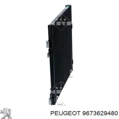 9673629480 Peugeot/Citroen condensador aire acondicionado