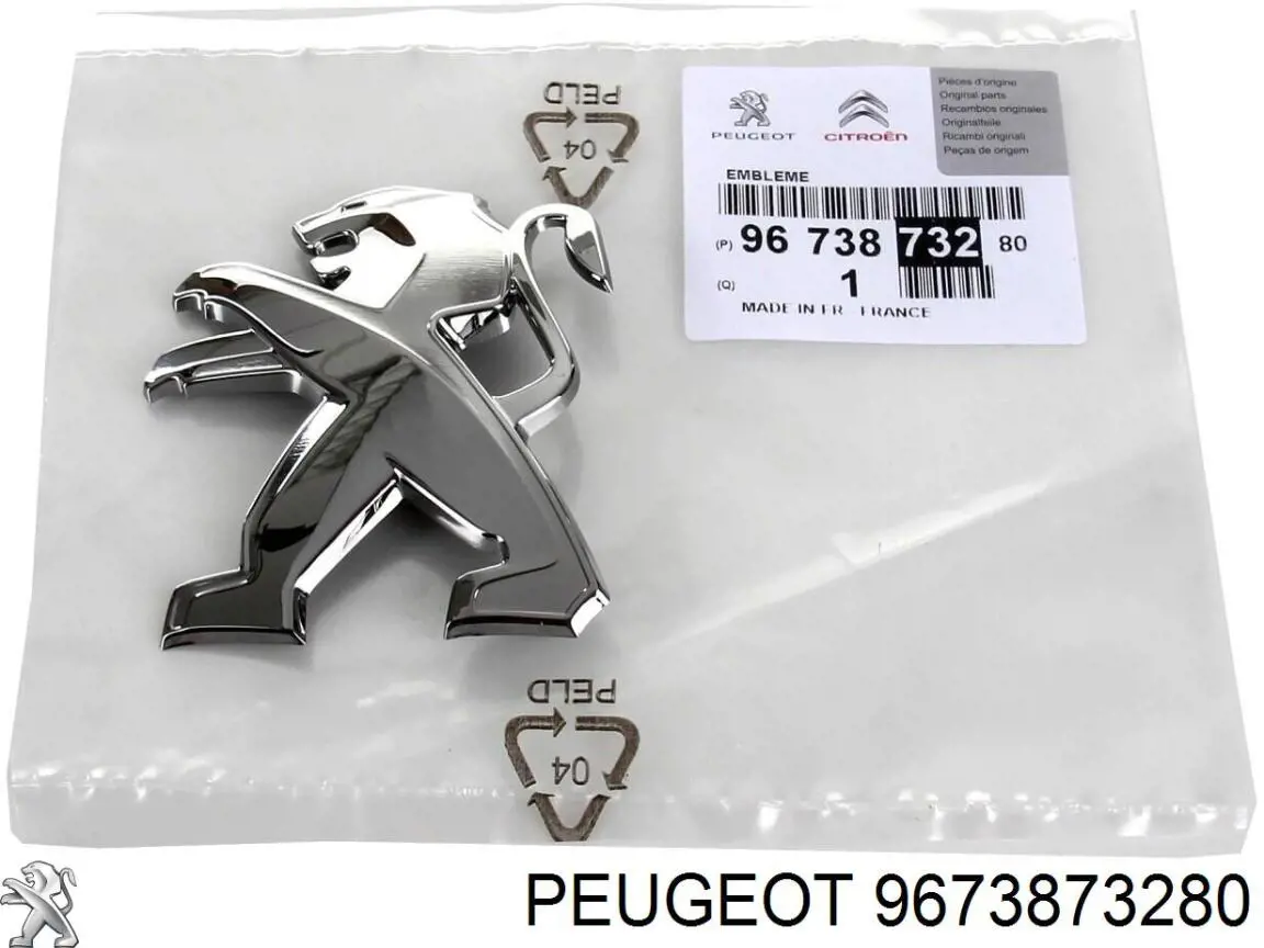  Emblema de tapa de maletero para Peugeot 208 CA, CC