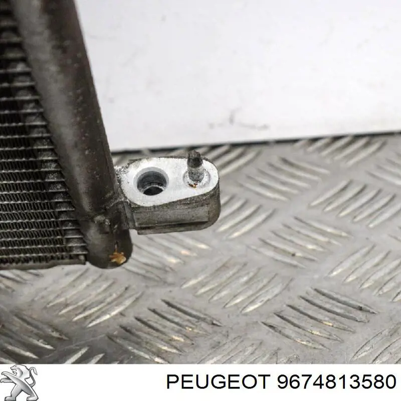 9674813580 Peugeot/Citroen condensador aire acondicionado