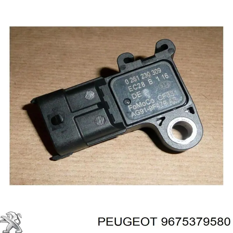 9675379580 Peugeot/Citroen sensor de presion del colector de admision