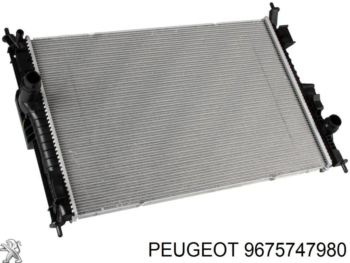 9675747980 Peugeot/Citroen radiador refrigeración del motor