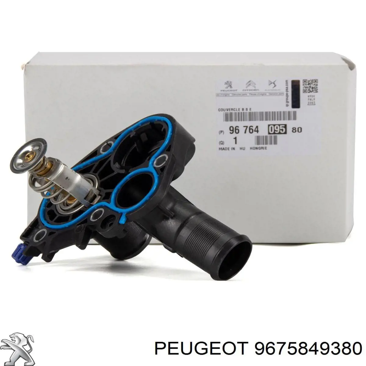 9675849380 Peugeot/Citroen caja del termostato