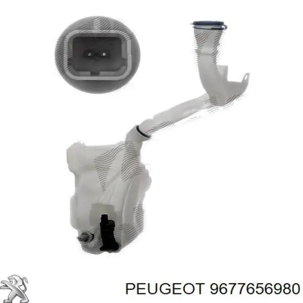 9677656980 Peugeot/Citroen depósito del agua de lavado, lavado de parabrisas