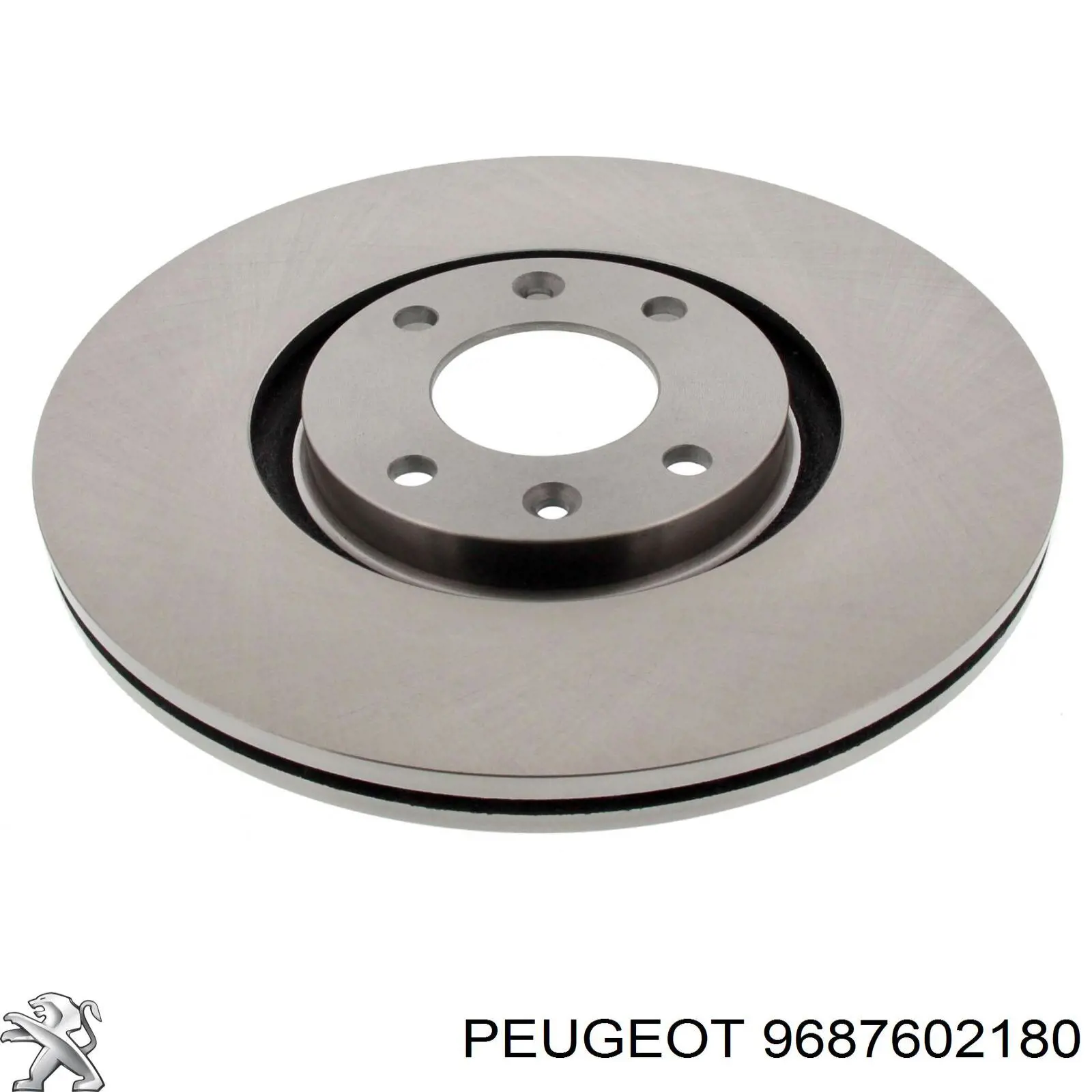 9687602180 Peugeot/Citroen freno de disco delantero