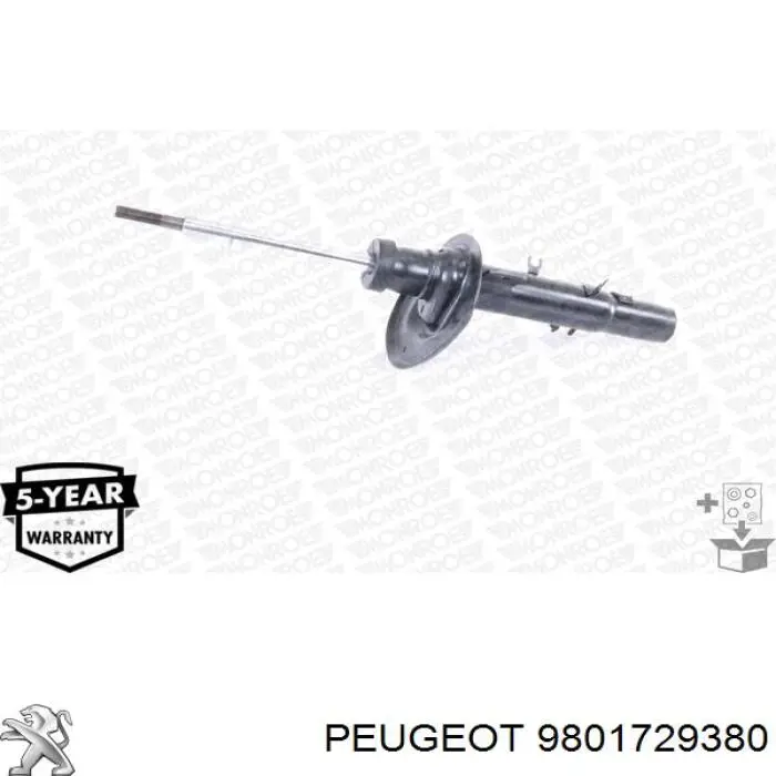 9801729380 Peugeot/Citroen amortiguador delantero derecho