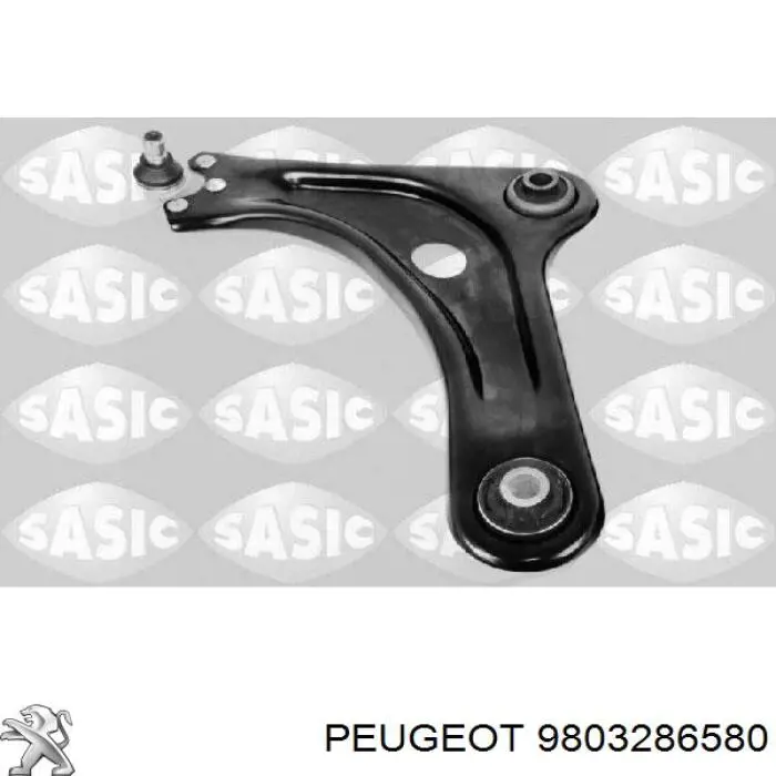 9803286580 Peugeot/Citroen barra oscilante, suspensión de ruedas delantera, inferior izquierda