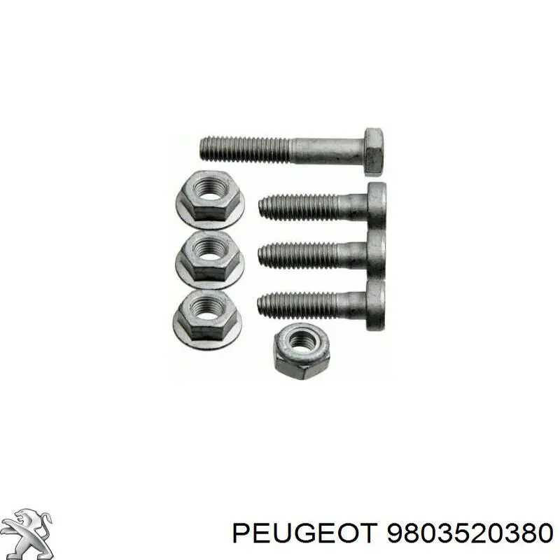 9803520380 Peugeot/Citroen amortiguador delantero izquierdo