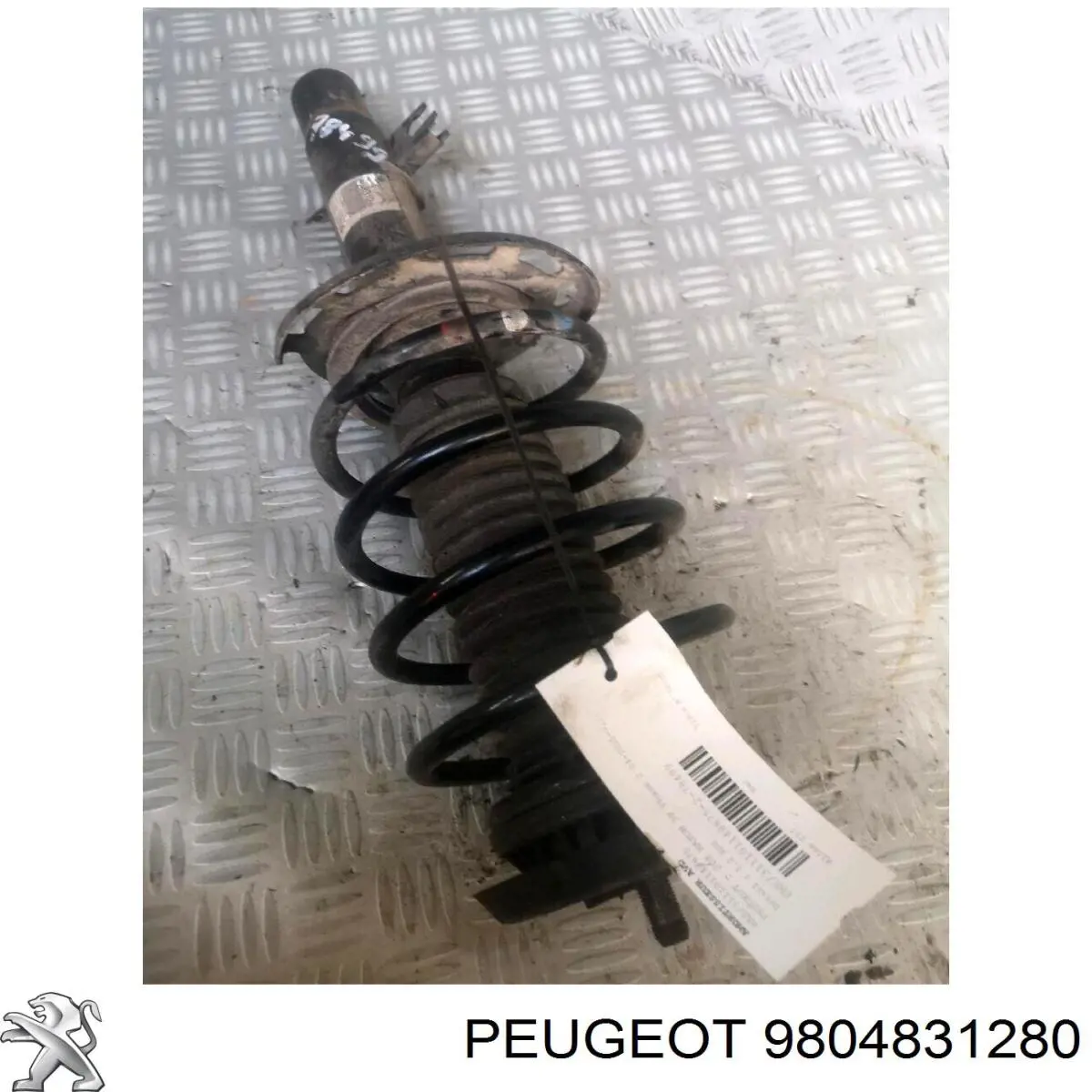 9804831280 Peugeot/Citroen amortiguador delantero derecho