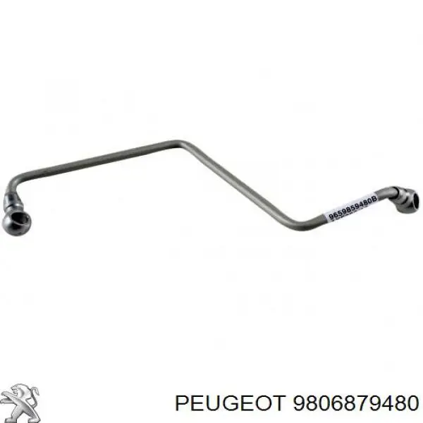 9806879480 Peugeot/Citroen tubo (manguera Para El Suministro De Aceite A La Turbina)