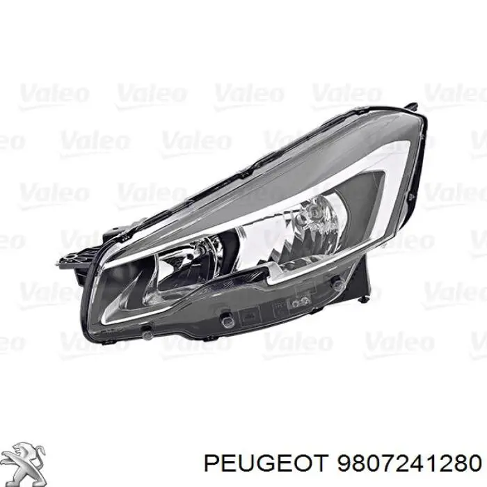 9807241280 Peugeot/Citroen faro izquierdo