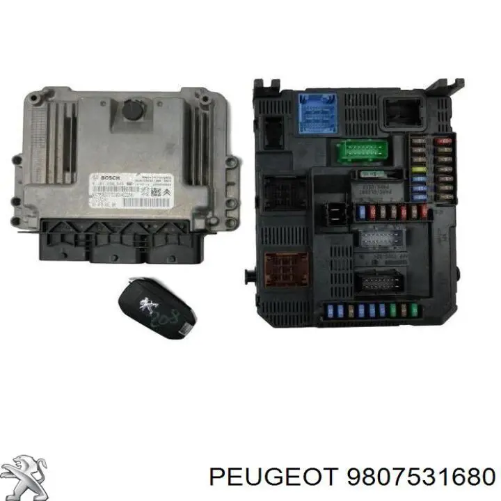  Caja de fusibles para Peugeot 208 CA, CC