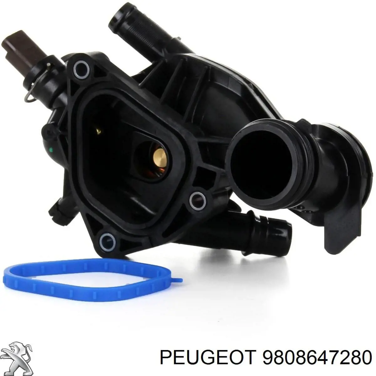 9808647280 Peugeot/Citroen caja del termostato