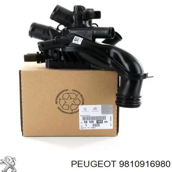 9810916980 Peugeot/Citroen caja del termostato