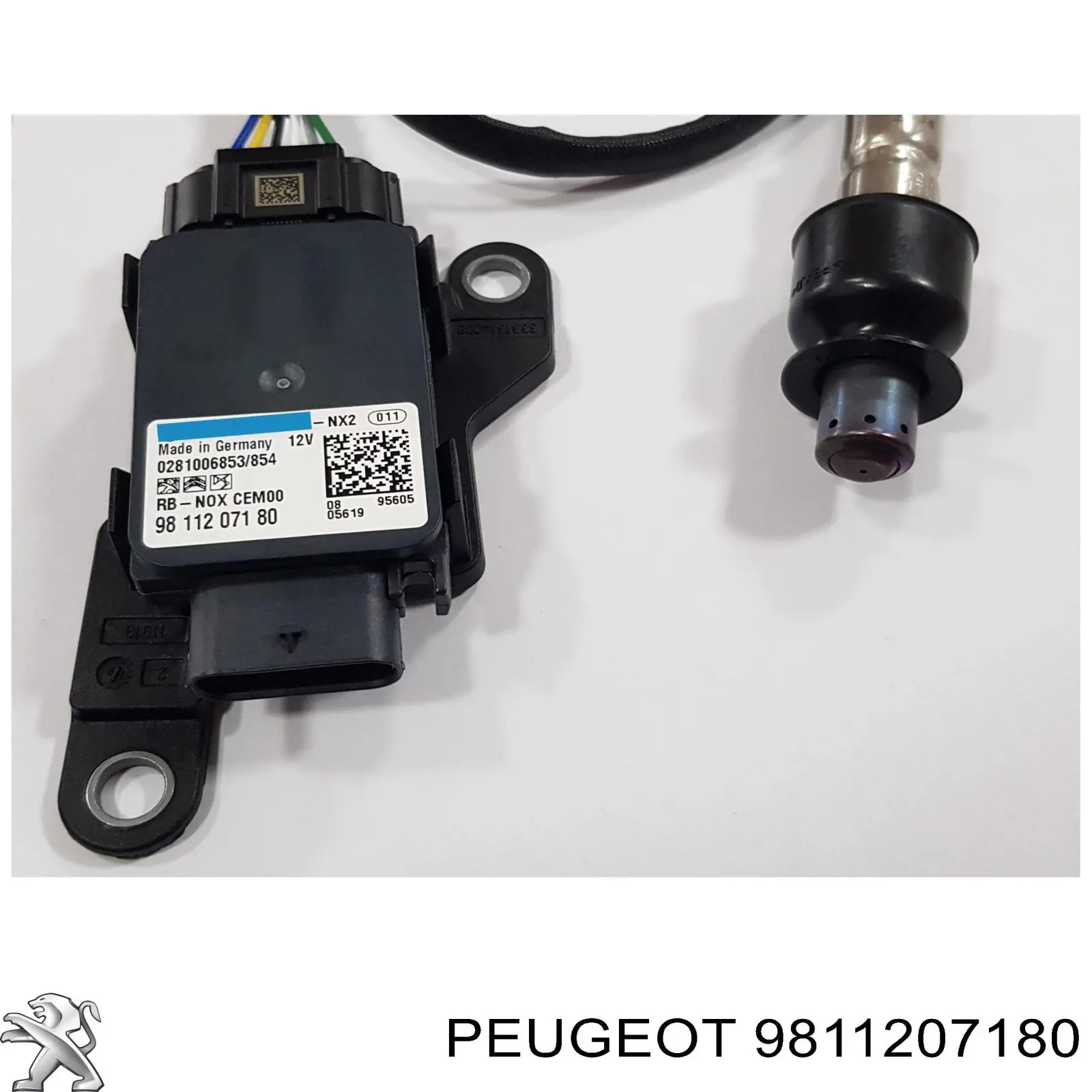  Sensor de óxido de nitrógeno NOX trasero para Peugeot 508 2 