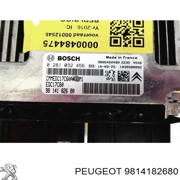 9814182680 Peugeot/Citroen centralina del motor / modulo de control del motor (ecu)