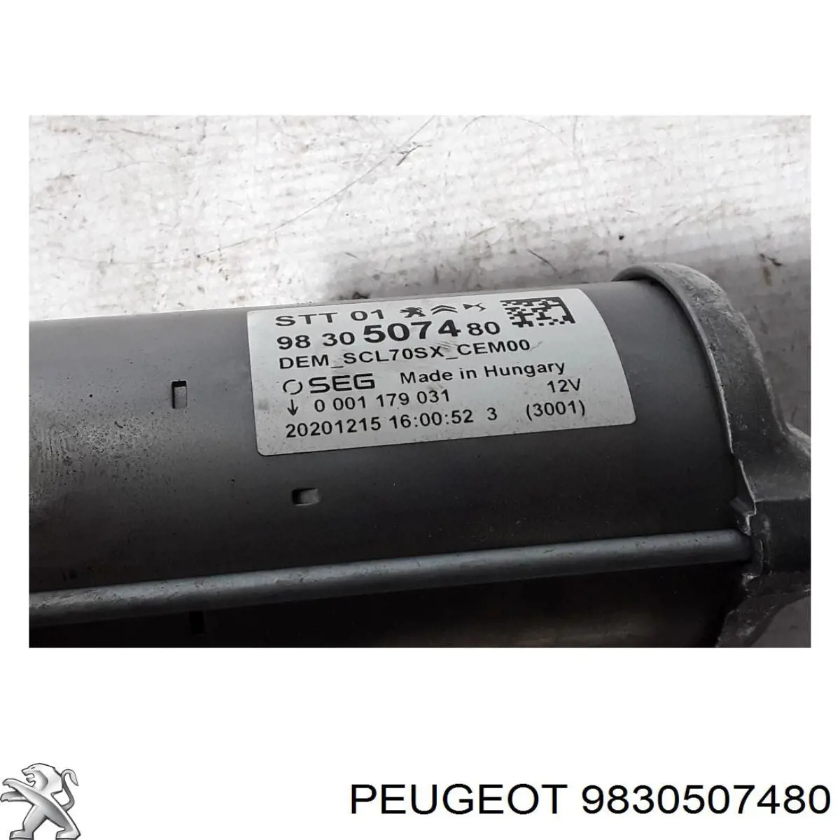  Motor de arranque para Peugeot 208 2 