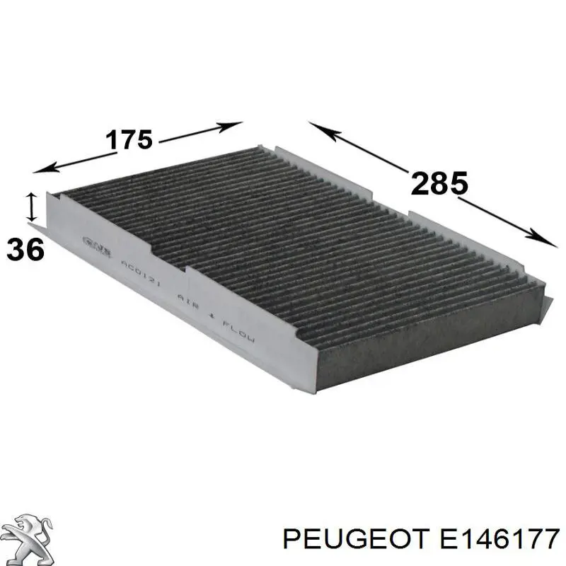 E146177 Peugeot/Citroen filtro de habitáculo