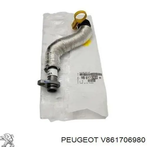 11657534455 BMW tubo (manguera Para Drenar El Aceite De Una Turbina)