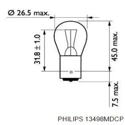 13498MDCP Philips bombilla