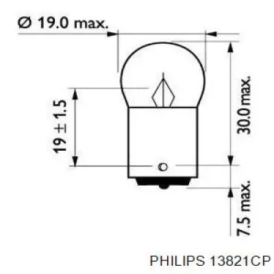 13821CP Philips bombilla