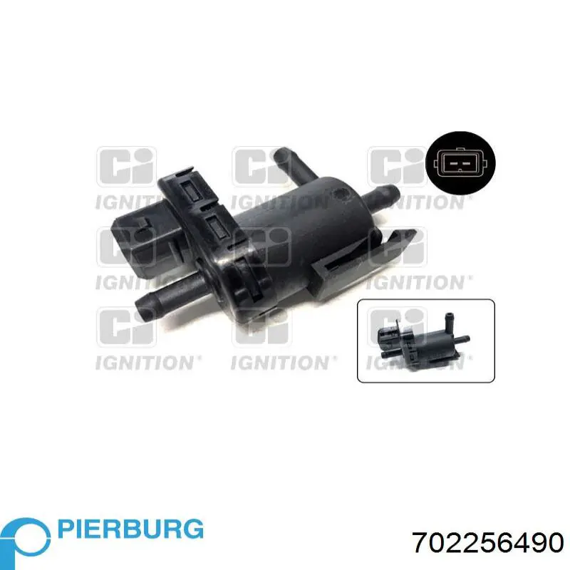 7.02256.49.0 Pierburg transmisor de presion de carga (solenoide)