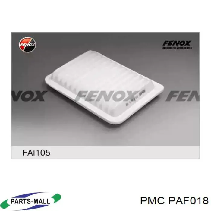 PAF018 Parts-Mall filtro de aire