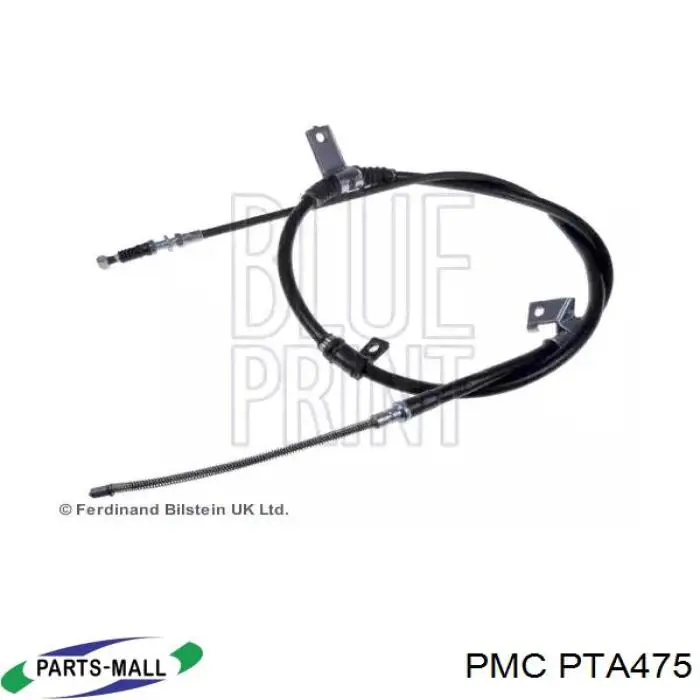 PTA475 Parts-Mall cable de freno de mano trasero izquierdo