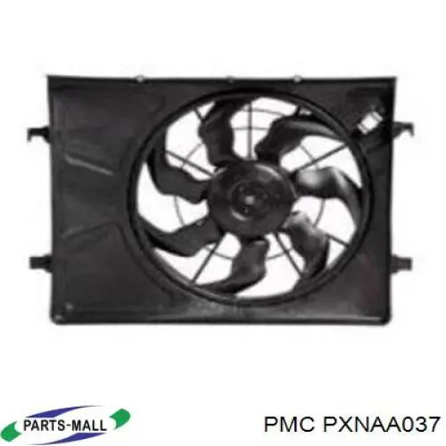  Difusor de radiador, ventilador de refrigeración, condensador del aire acondicionado, completo con motor y rodete para Hyundai Elantra 4 