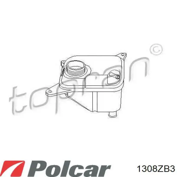  Botella de refrigeración para Audi 80 8C2, B4