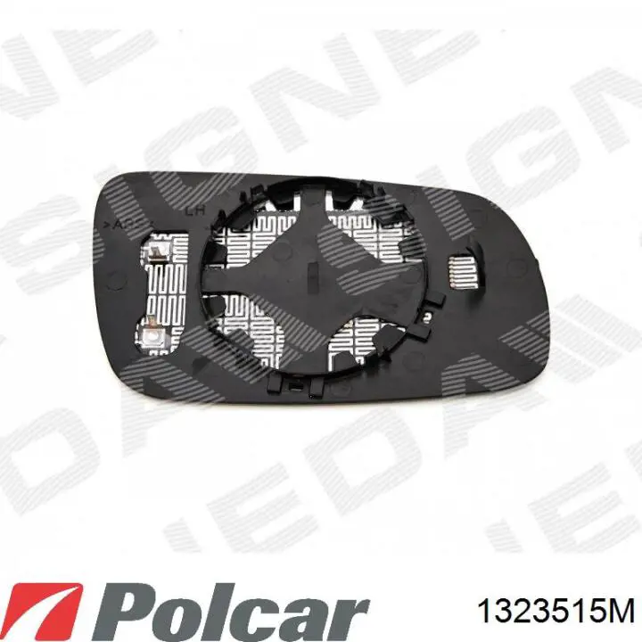  Superposicion(Cubierta) De Espejo Retrovisor Izquierdo para Audi A6 4A, C4