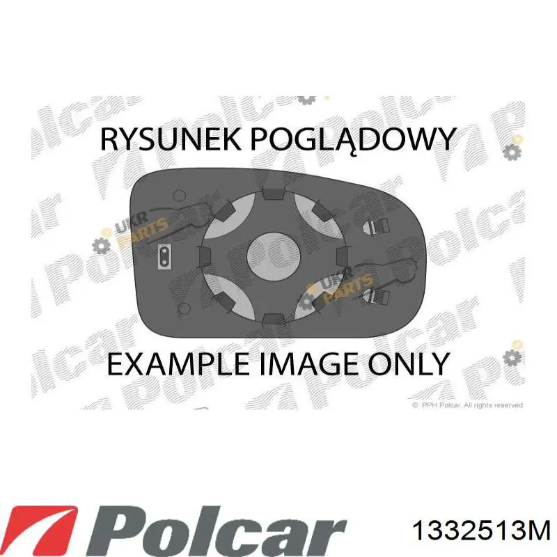 1332513M Polcar luz intermitente de retrovisor exterior izquierdo