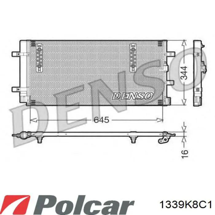  Condensador aire acondicionado para Audi A6 4G2