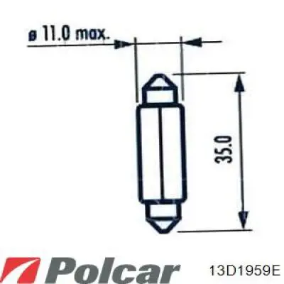  Piloto de matrícula para Audi Q3 8UB, 8UG