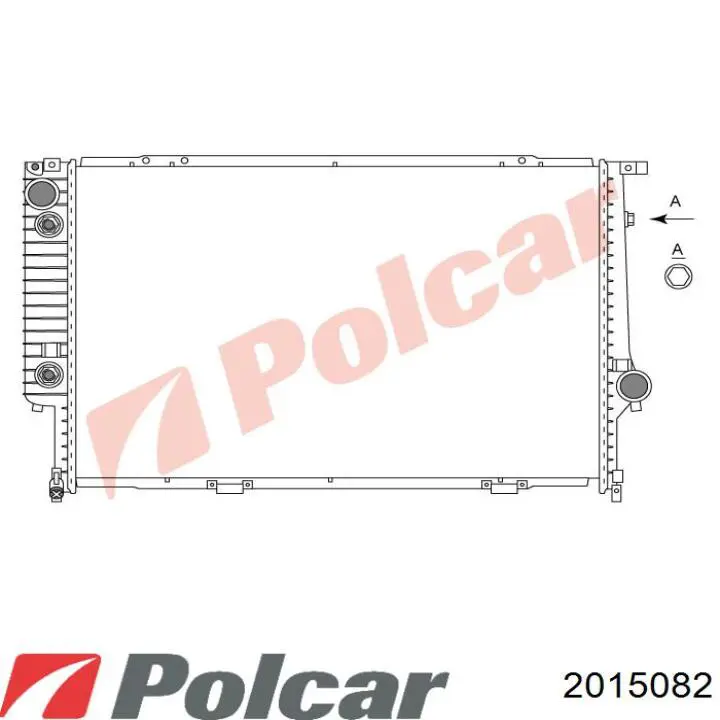 201508-2 Polcar radiador refrigeración del motor