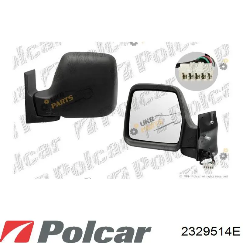  Espejo retrovisor izquierdo para Citroen C4 