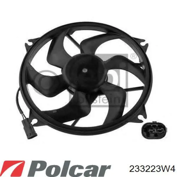 233223W4 Polcar ventilador (rodete +motor refrigeración del motor con electromotor completo)