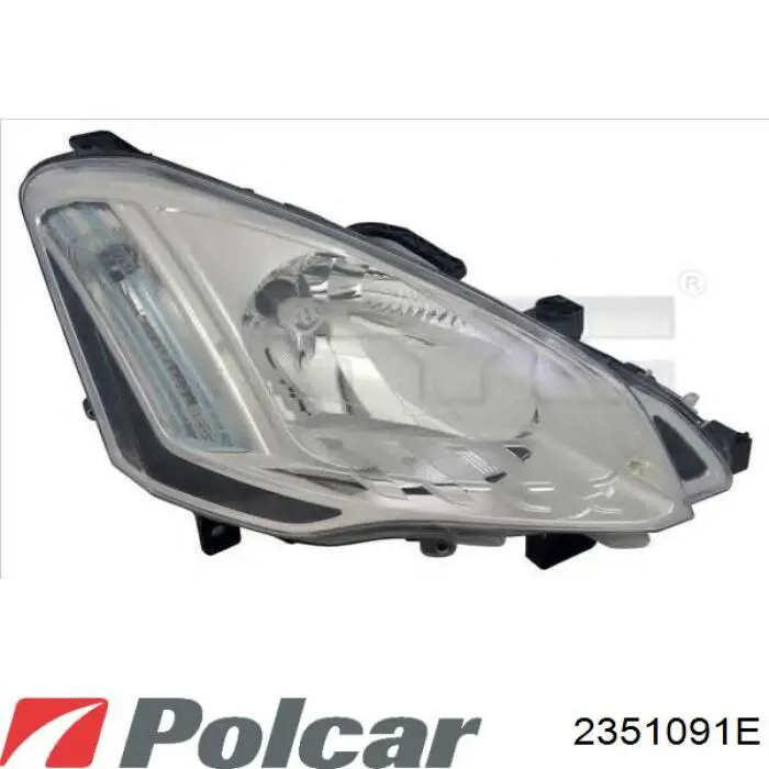  Faro izquierdo para Citroen Berlingo M