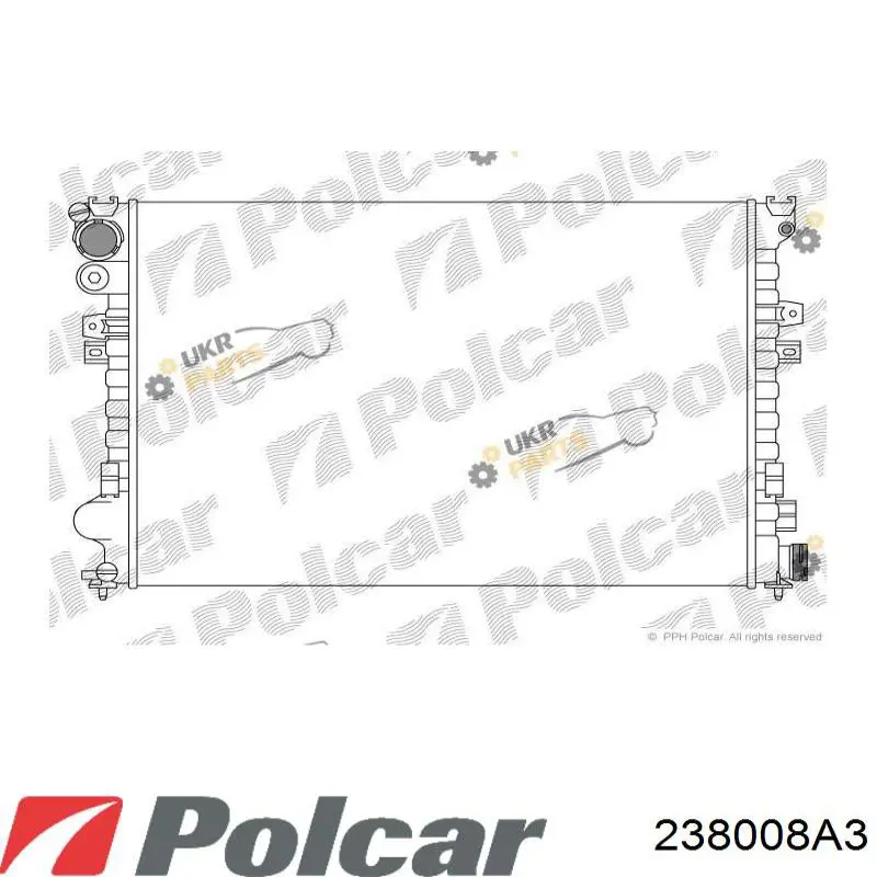 238008A3 Polcar radiador refrigeración del motor