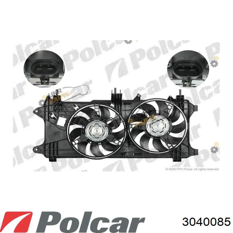 304008-5 Polcar radiador refrigeración del motor