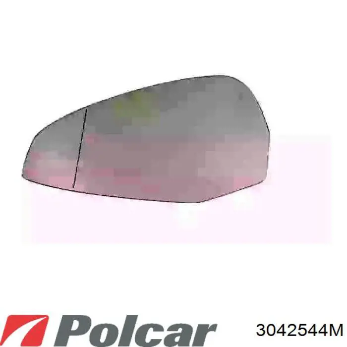 3042544M Polcar cristal de espejo retrovisor exterior izquierdo