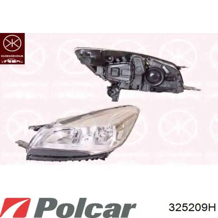 325209-H Polcar faro izquierdo