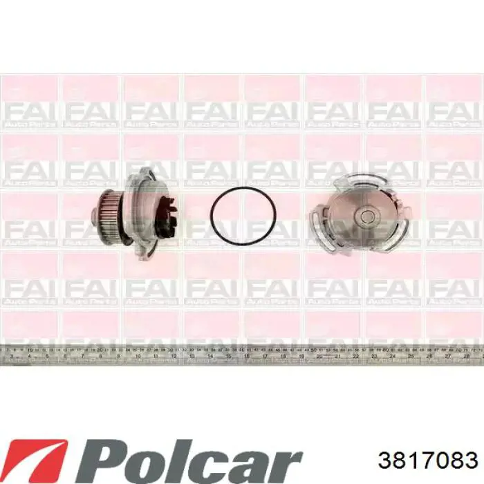 381708-3 Polcar radiador refrigeración del motor