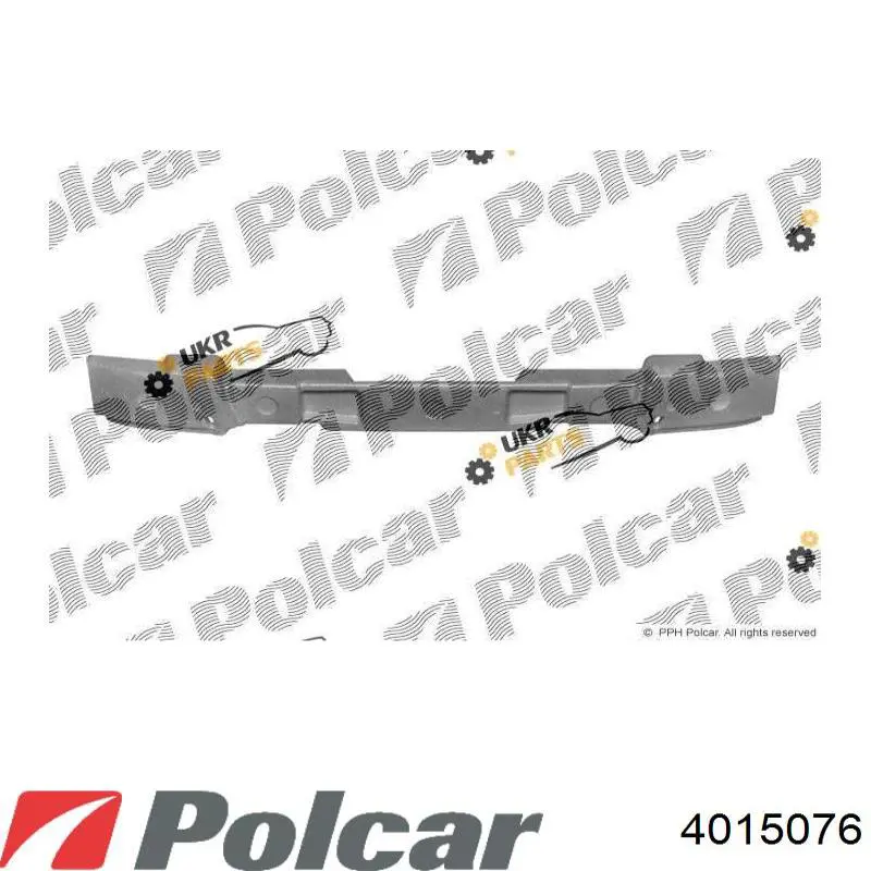 401507-6 Polcar absorbente parachoques delantero