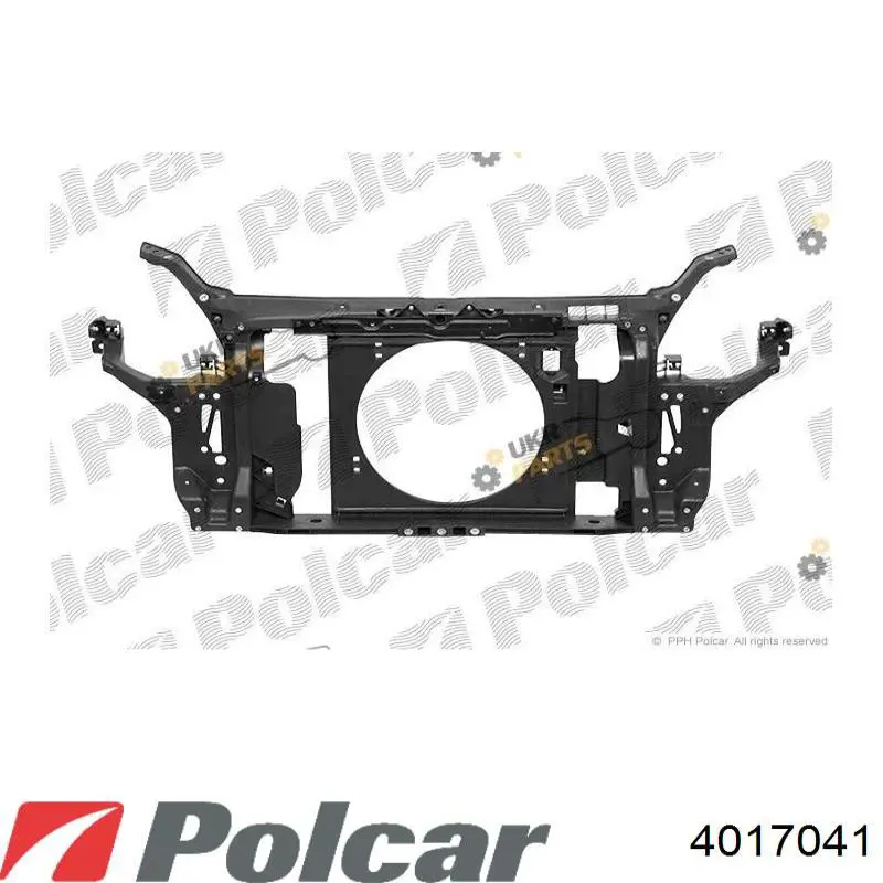 401704-1 Polcar soporte de radiador completo