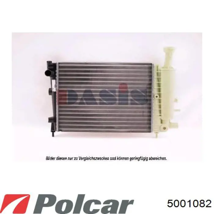 500108-2 Polcar radiador refrigeración del motor