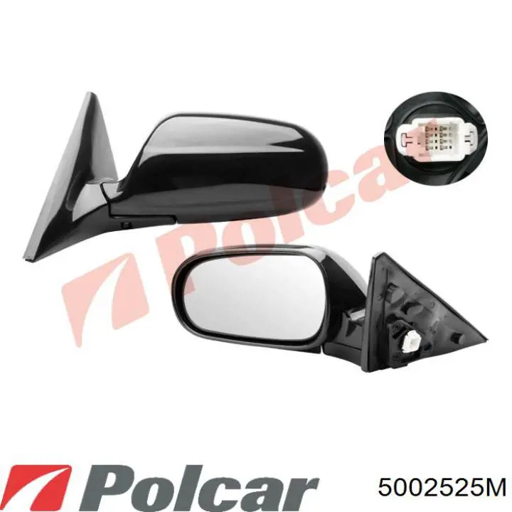 5002525M Polcar espejo retrovisor derecho