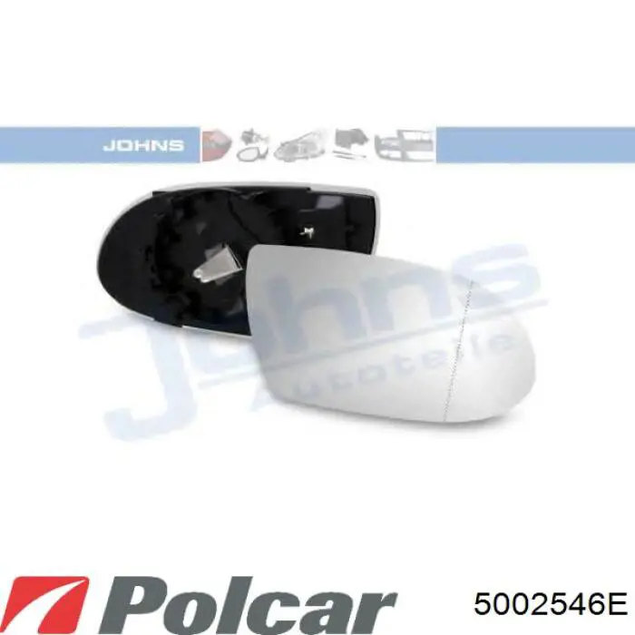 5002546M Polcar cristal de espejo retrovisor exterior izquierdo