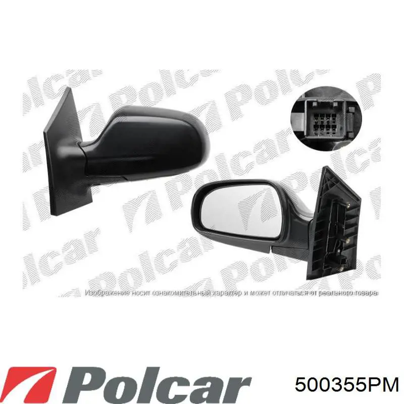  Superposicion(Cubierta) De Espejo Retrovisor Derecho para Mercedes C W203